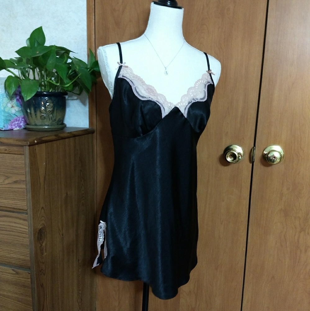 Black and cream lingerie